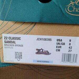 CHACOS UNISEX Z-2 ADJUSTABLE STRAP CLASSIC SANDAL SIZE 9M